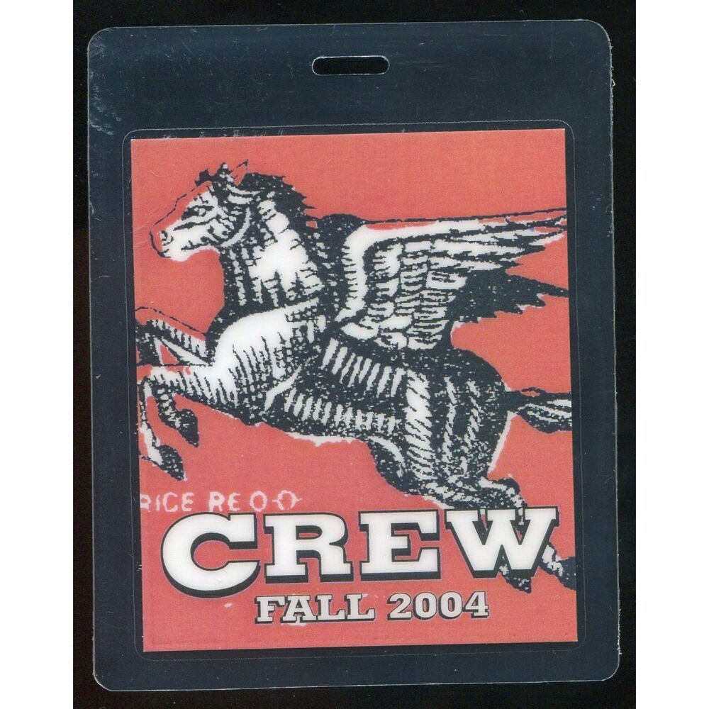 Vintage 2004 Bob Dylan Concert Laminate Backstage Pass Crew